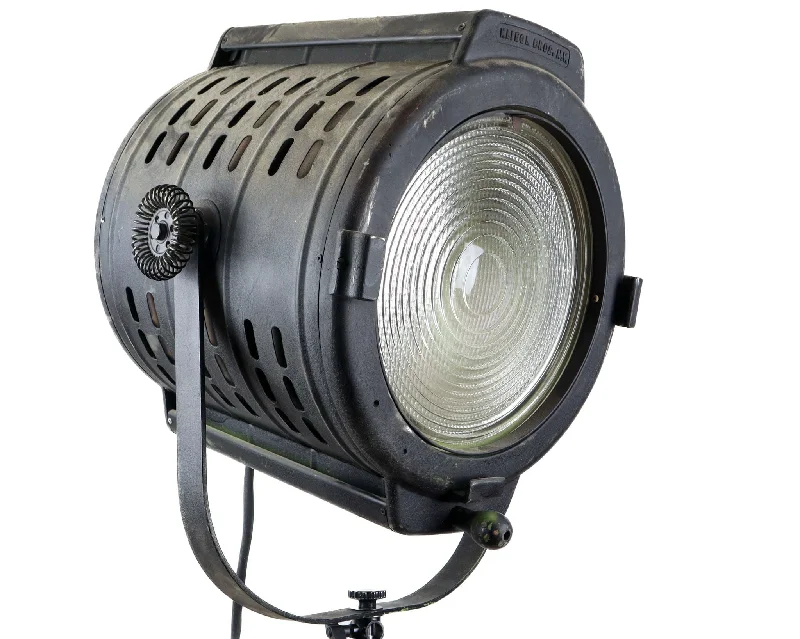 Industrial Lighting for Food Processing FactoriesXXL Mid-Century Kliegl Brothers Stage light, Home Theater & Movie Room Decor, Vintage Spotlight