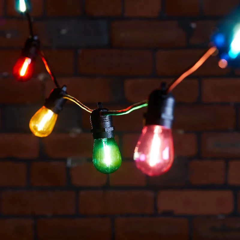String Lights for Wedding ReceptionsUltimate Connect 5m 10 Multi Coloured Festoon Lights Black Cable String Lights for Wedding ReceptionsUltimate Connect 5m 10 Multi Coloured Festoon Lights Black Cable