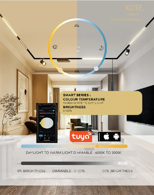 3 Tone Dimmable with TUYA Smart App