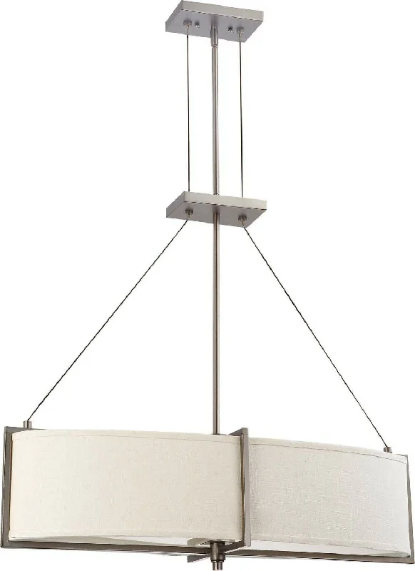 Nuvo Lighting 60-4047 Portia Collection Oval Four Light Energy Star Efficient Fluorescent GU24 Chandelier in Hazel Bronze Finish Nuvo Lighting 60-4047 Portia Collection Oval Four Light Energy Star Efficient Fluorescent GU24 Chandelier in Hazel Bronze Finish