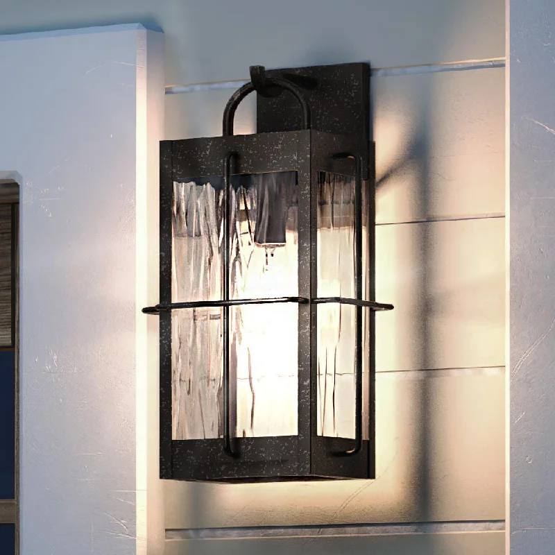 Industrial Lighting for Printing Press FacilitiesUQL1464 Utilitarian Outdoor Wall Light, 14.25"H x 6.25"W, Urban Bronze Finish, Parma Collection Industrial Lighting for Printing Press FacilitiesUQL1464 Utilitarian Outdoor Wall Light, 14.25"H x 6.25"W, Urban Bronze Finish, Parma Collection