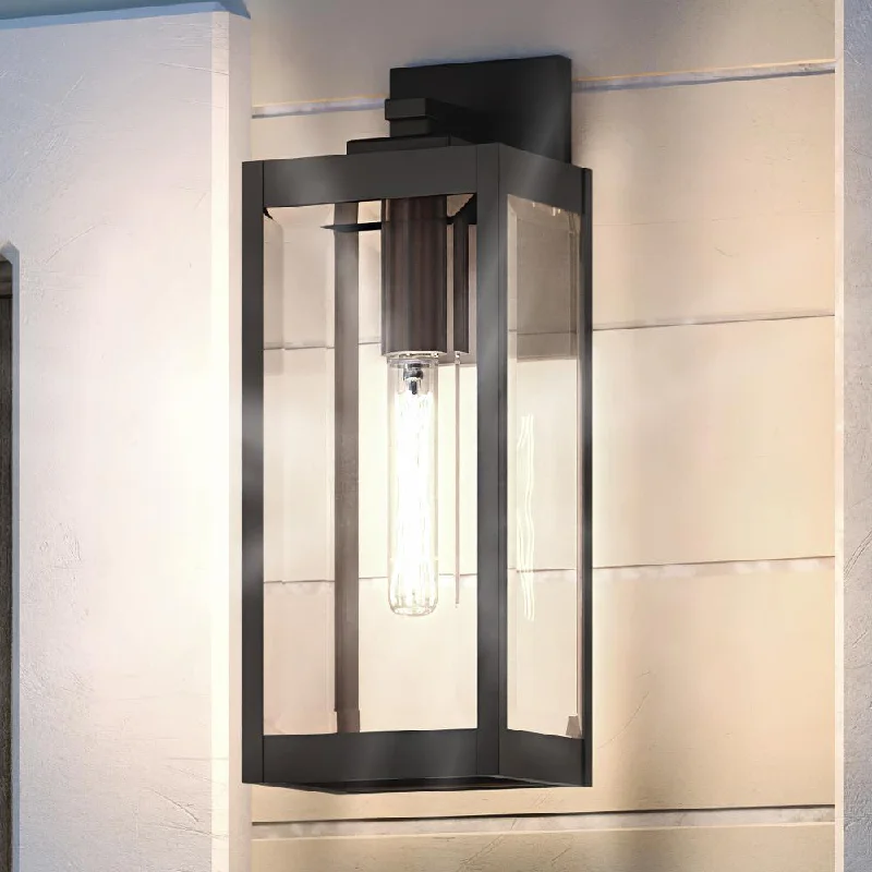 Industrial Ceiling - Mounted Lighting for Assembly PlantsUQL1350 Modern Farmhouse Outdoor Wall Light, 14.25"H x 5"W, Estate Bronze Finish, Quincy Collection