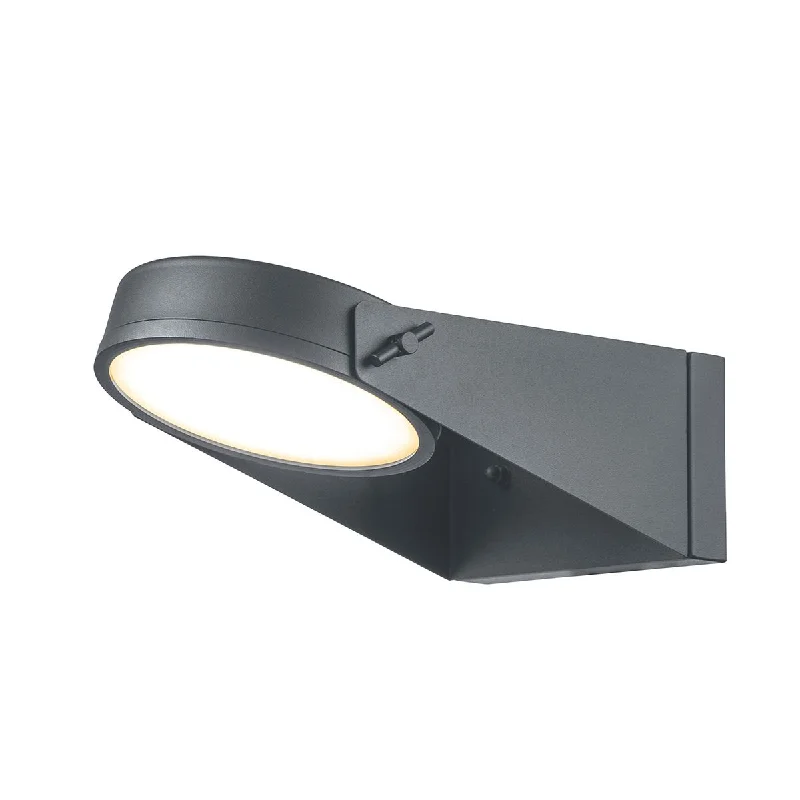 Zola LED Wall Lantern - Grey Integrated LED IP44