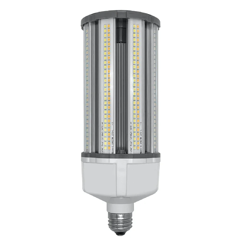 Corrosion - Resistant Industrial Lighting for Coastal Factories54W/45W/36W LED Corn Light - 30K/40K/50K CCT- E26 Medium Base - 120-277VAC Ballast Bypass