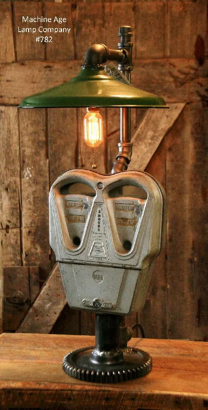 Low - Bay Industrial Lighting Fixtures for Small FactoriesSteampunk, Industrial, Vintage Parking Meter Lamp - #782 sold