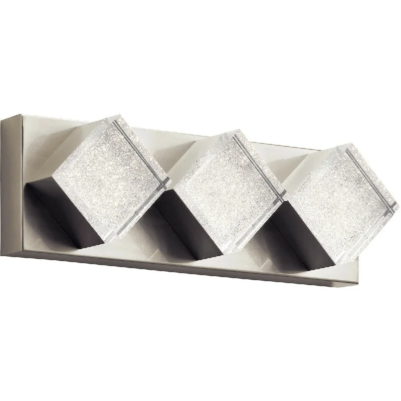 leather wall lamps with a distressed texture for a rugged and stylish lookElan by Kichler Lighting 83782 Gorve Collection LED Bath Vanity Wall Light in Brushed Nickel Finish leather wall lamps with a distressed texture for a rugged and stylish lookElan by Kichler Lighting 83782 Gorve Collection LED Bath Vanity Wall Light in Brushed Nickel Finish