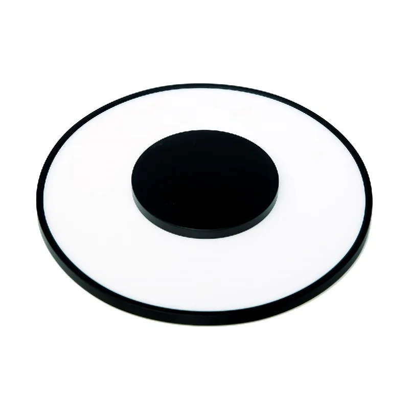 Luxe Model #1516 LED Energy Star Flush Mount in Black Finish