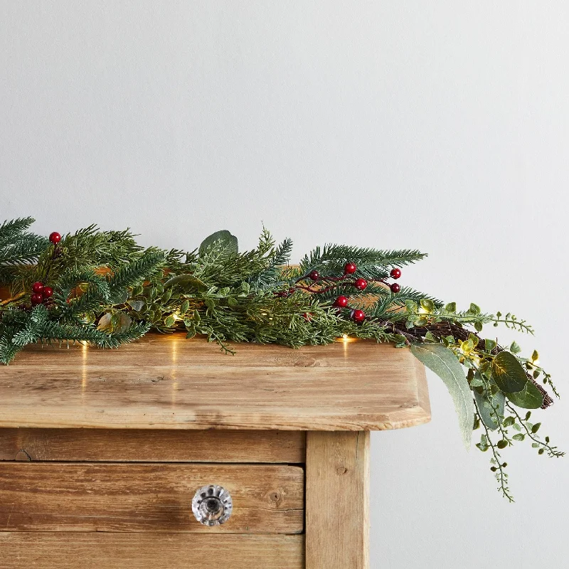 String Lights for Nursery Room Decor2m Pine & Red Berry Christmas Garland Micro Light Bundle String Lights for Nursery Room Decor2m Pine & Red Berry Christmas Garland Micro Light Bundle