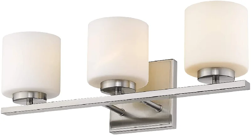 Rainbow Lighting 70523-PN Three Light Bath Vanity Wall Mount in Polished Nickel Finish