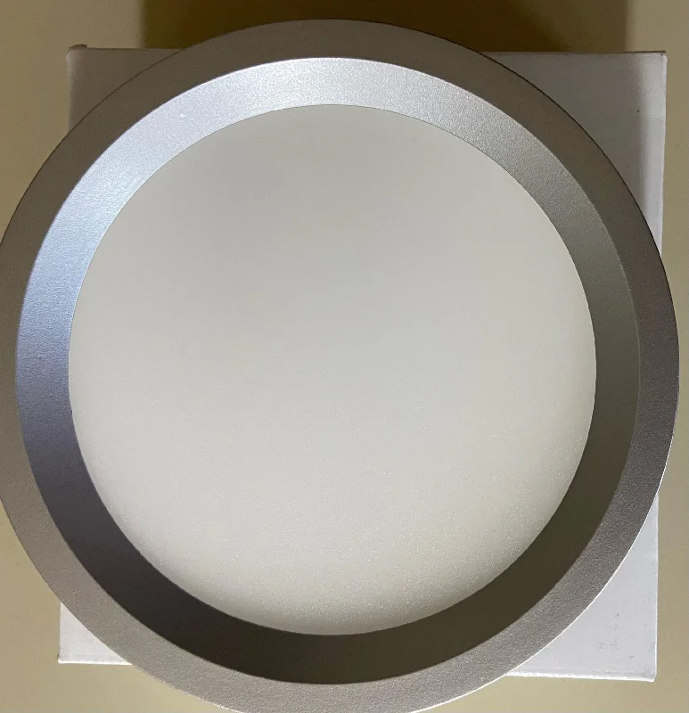 Trans Globe LED-30031 SL LED Disk Light in Silver Finish - also available white and black Trans Globe LED-30031 SL LED Disk Light in Silver Finish - also available white and black