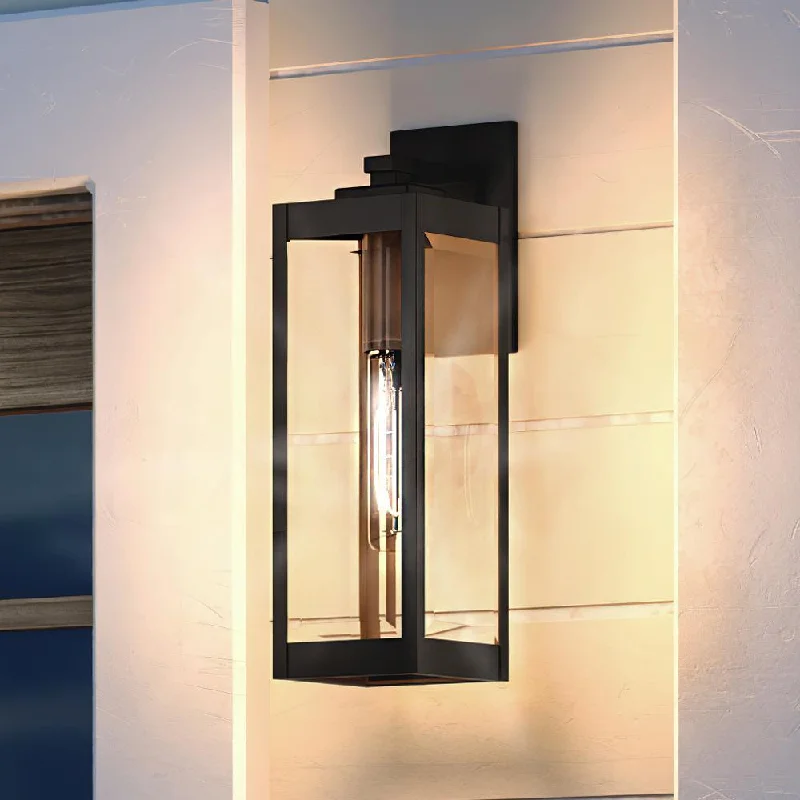 Explosion - Proof Industrial Lighting for Hazardous LocationsUQL1351 Modern Farmhouse Outdoor Wall Light, 17"H x 6"W, Estate Bronze Finish, Quincy Collection