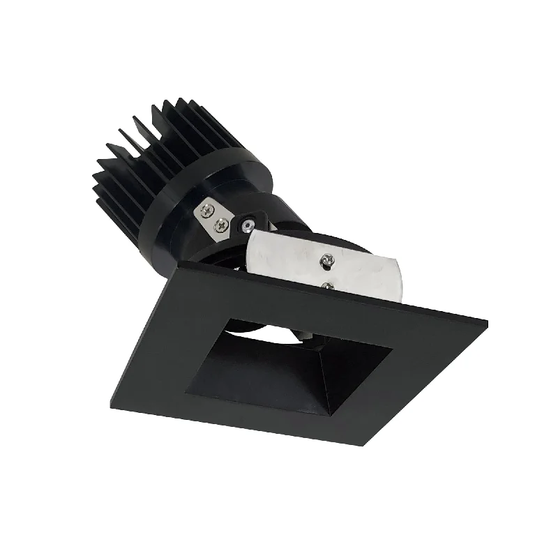Twinkling String Lights for a Magical AtmosphereNora Lighting NIO-4SDSQ30XBB/HL 4" Iolite LED Square Adjustable Reflector With Square Aperture, 1500lm/2000lm (varies by housing), 3000K - Black Reflector / Black Flange