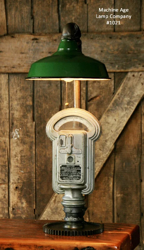 Industrial Area Lighting for Large Open SpacesSteampunk Industrial Lamp, Duncan Miller Parking Meter #1021 - sold