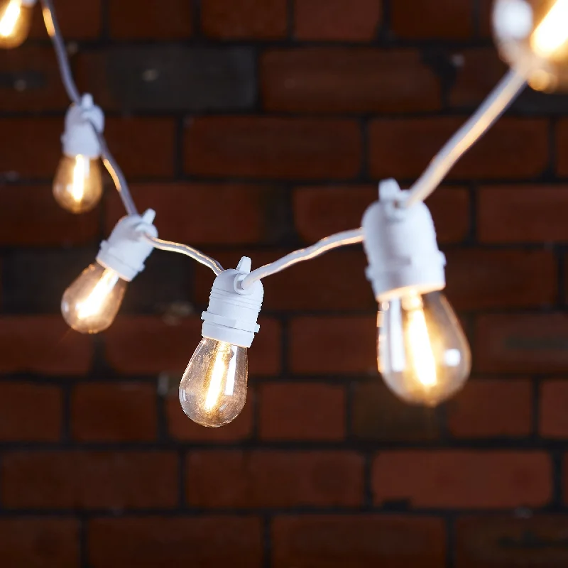 Twinkling String Lights for a Magical AtmosphereUltimate Connect 60m 120 Warm White Festoon Lights White Cable Twinkling String Lights for a Magical AtmosphereUltimate Connect 60m 120 Warm White Festoon Lights White Cable