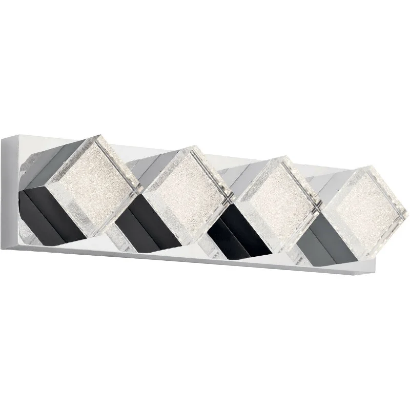 bohemian wall lamps with colorful glass for an eclectic hallwayElan by Kichler Lighting 83715 Gorve Collection LED Bath Vanity Wall Light in Chrome Finish bohemian wall lamps with colorful glass for an eclectic hallwayElan by Kichler Lighting 83715 Gorve Collection LED Bath Vanity Wall Light in Chrome Finish