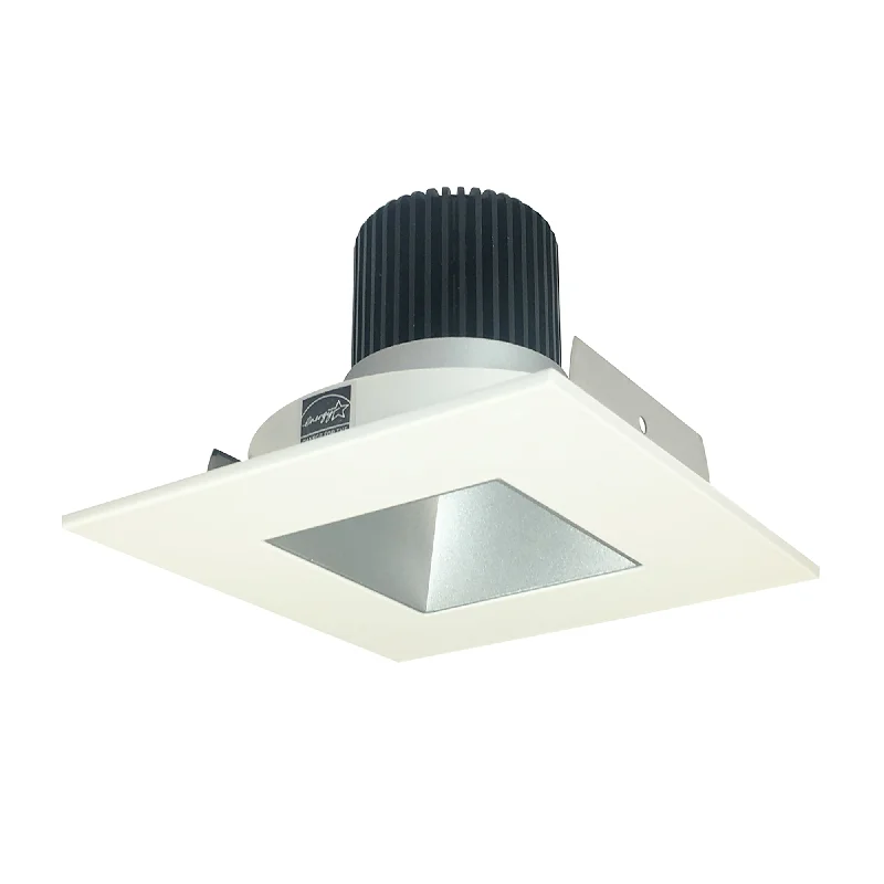 String Lights for Seasonal Decorations (Spring, Fall, etc.)Nora Lighting NIO-4SNDSQ30XHW/10 4" Iolite LED Square Reflector With Square Aperture, 1000lm / 14W, 3000K - Haze Reflector / White Flange String Lights for Seasonal Decorations (Spring, Fall, etc.)Nora Lighting NIO-4SNDSQ30XHW/10 4" Iolite LED Square Reflector With Square Aperture, 1000lm / 14W, 3000K - Haze Reflector / White Flange