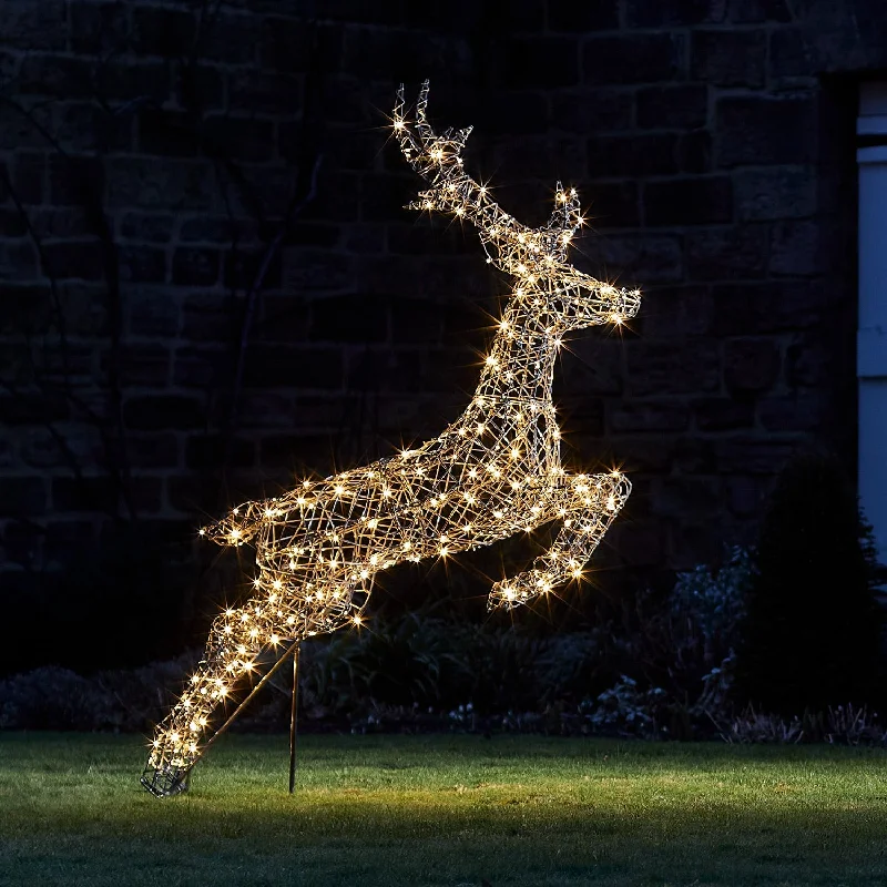 String Lights for Porch Lighting1.4m Regular Harlow Rattan Stag Dual Colour LED Light Up Reindeer String Lights for Porch Lighting1.4m Regular Harlow Rattan Stag Dual Colour LED Light Up Reindeer