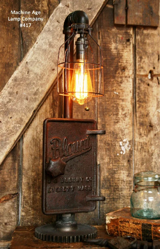 High - Bay LED Industrial Lighting for WarehousesSteampunk Industrial Lamp, Steam, Iron Stove Door #417 - SOLD High - Bay LED Industrial Lighting for WarehousesSteampunk Industrial Lamp, Steam, Iron Stove Door #417 - SOLD