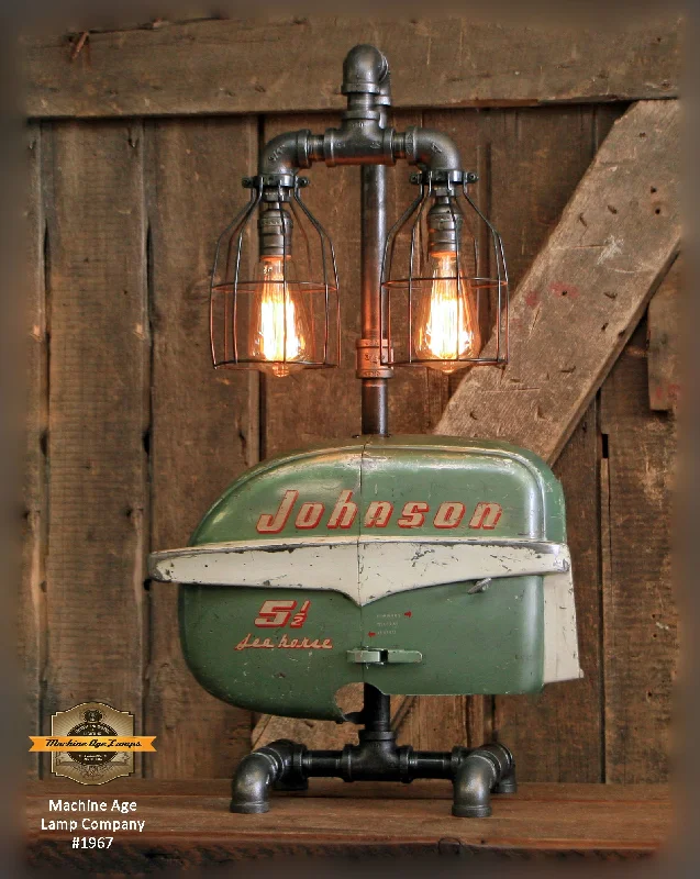 High - Bay LED Industrial Lighting for WarehousesSteampunk Industrial / Boat Motor / Nautical / Marine / Cabin / Lamp #1966 sold