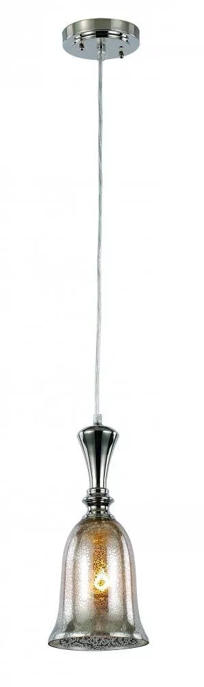 Trans Globe Lighting CB-PND-1003 Mercury Glass One Light Mini Pendant in Polished Nickel Finish Trans Globe Lighting CB-PND-1003 Mercury Glass One Light Mini Pendant in Polished Nickel Finish