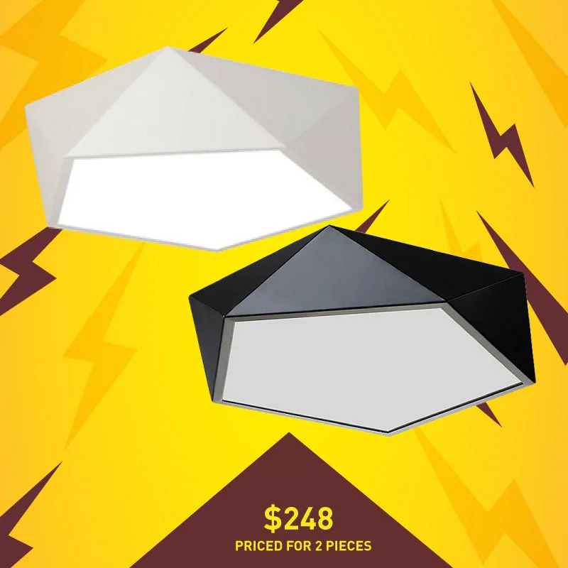 Pentagon LED Ceiling Light