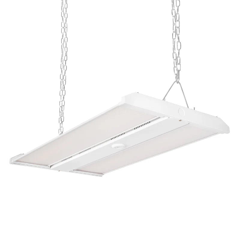 Dimmable Industrial Lighting for Ambiance Control300W/255W/220W LED Linear High Bay Light with Chain Mount - 4K/5K CCT - 120-277VAC
