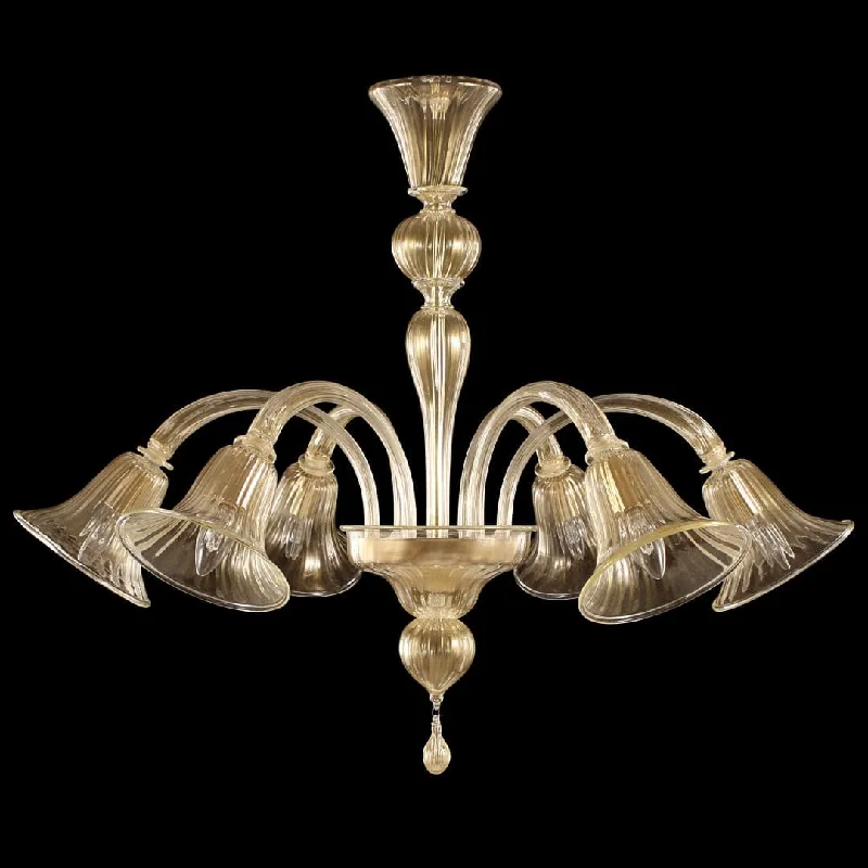 Oversized Chandeliers as a Statement Piece in Living Rooms6 Light Golden Leaf Murano Glass Chandelier Oversized Chandeliers as a Statement Piece in Living Rooms6 Light Golden Leaf Murano Glass Chandelier