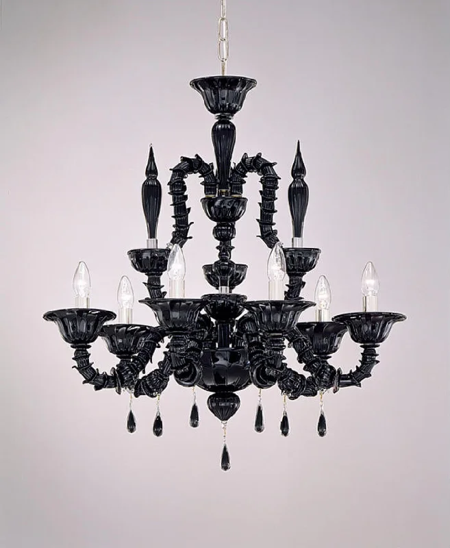 Small Chandeliers for Compact Rooms6 Light Rezzonico-Style Murano Chandelier In A Range Of Colours Small Chandeliers for Compact Rooms6 Light Rezzonico-Style Murano Chandelier In A Range Of Colours