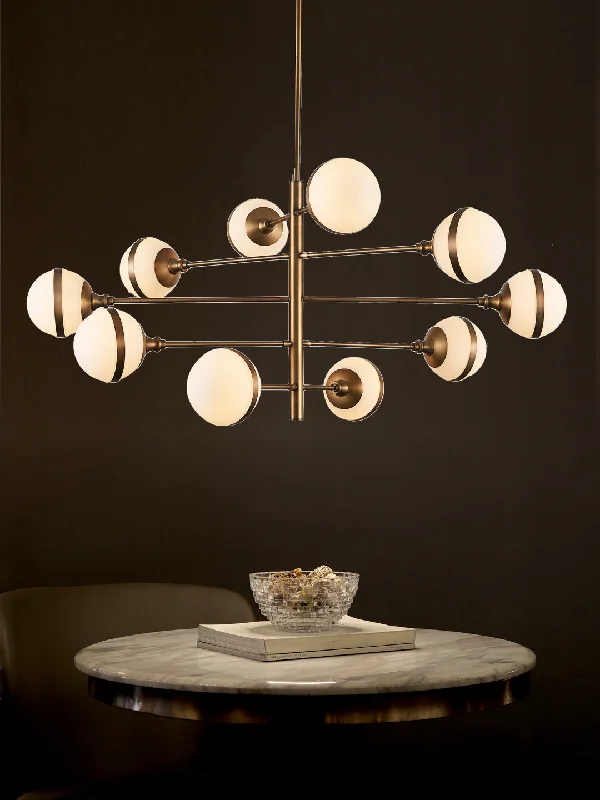 Victorian - Inspired Chandeliers with Ornate DetailsAquille Chandelier