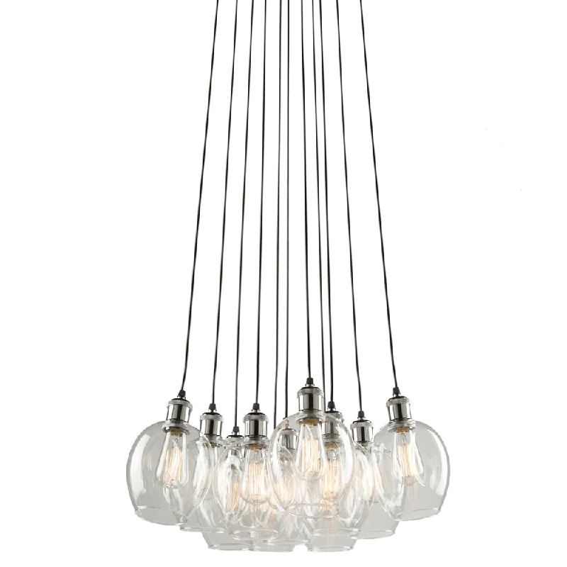 Chandeliers with Frosted Glass for a Softer Light DiffusionChandelier Clearwater