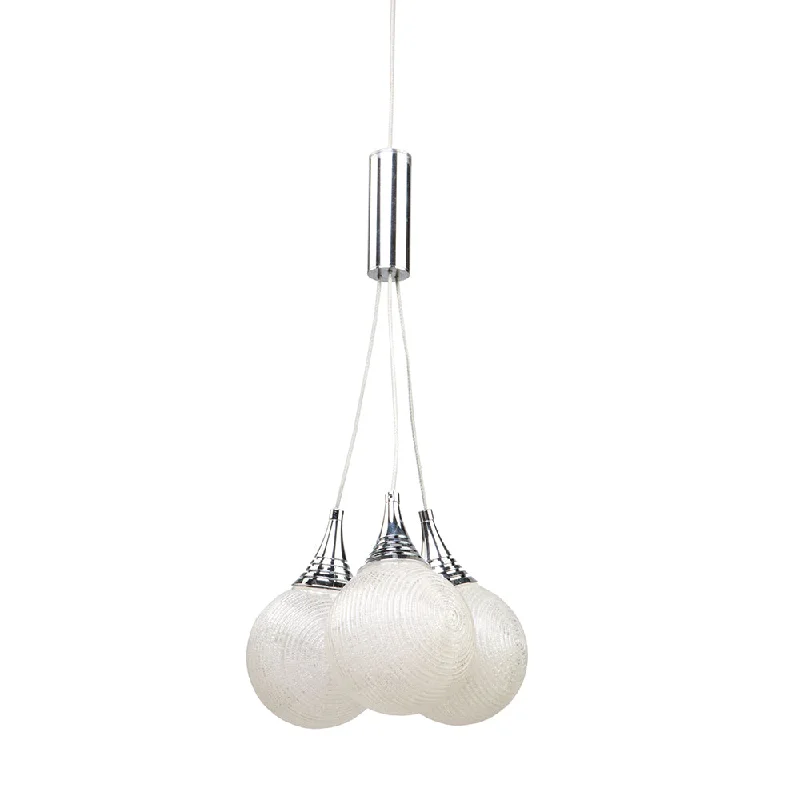Chandeliers with Metal Frames in Silver FinishChandelier Odyseey