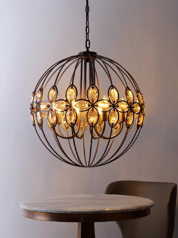 Victorian - Inspired Chandeliers with Ornate DetailsBaker Chandelier