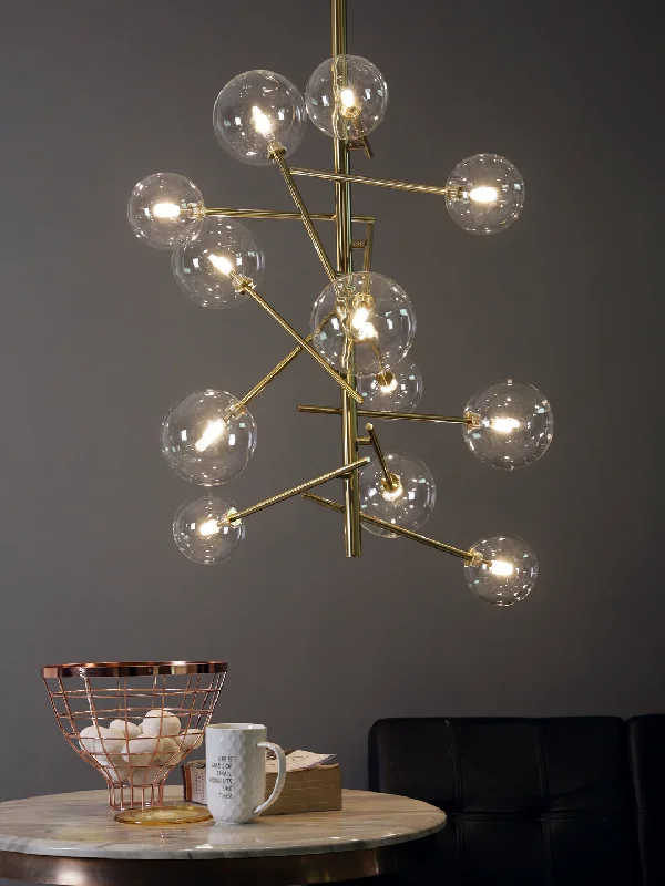 Victorian - Inspired Chandeliers with Ornate DetailsBentley 12-Lamp Chandelier