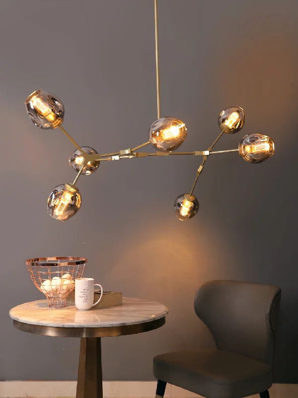 Chandeliers for Living Rooms to Create a Focal PointBernard 7-Lamp Smoky Chandelier Chandeliers for Living Rooms to Create a Focal PointBernard 7-Lamp Smoky Chandelier