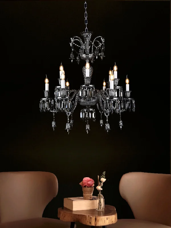 Chandeliers with Adjustable Height for Custom InstallationChristina 12-Lamp Chandelier