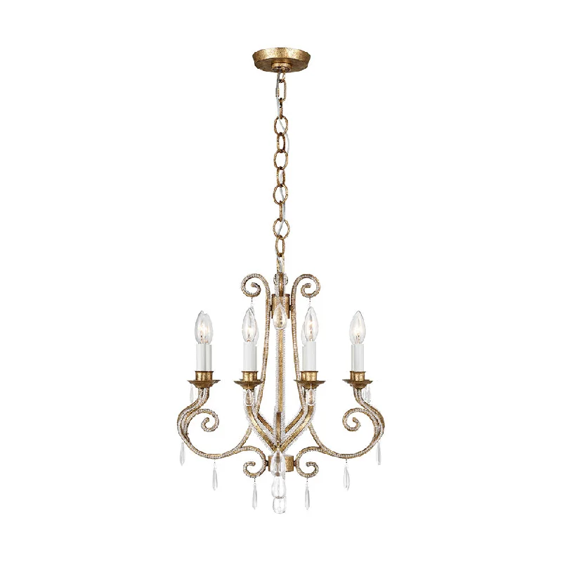 Chandeliers with Metal Frames in Gold FinishChandelier Kinsale