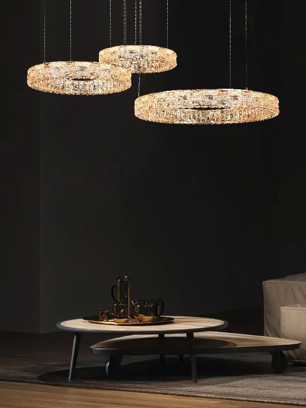 Large Chandeliers for Grand Halls and FoyersRadiant Aura Pendant