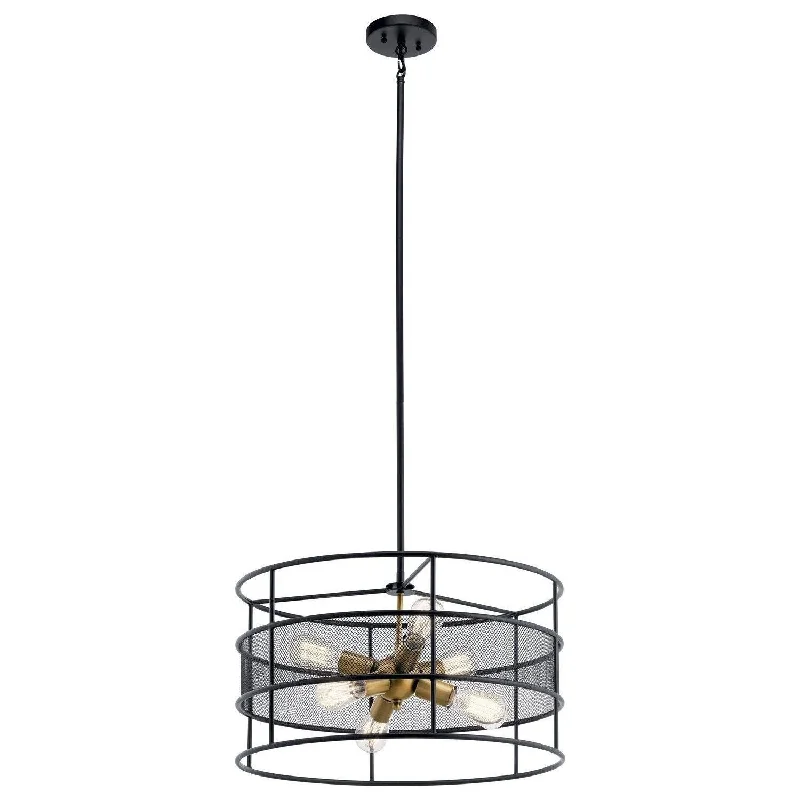 Chandeliers with Metal Frames in Silver FinishPiston Chandelier