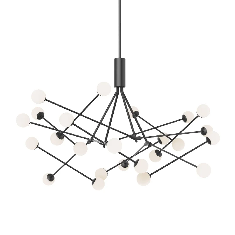Chandeliers with Clear Crystal for a Sparkling EffectChandelier Moto