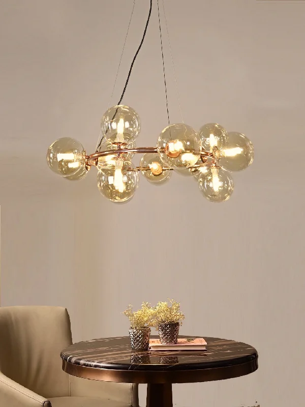 Small Chandeliers for Compact RoomsKyla Amber Chandelier