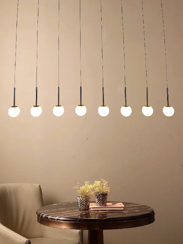 Chandeliers with Colored Glass for a Splash of ColorLukas Chandelier