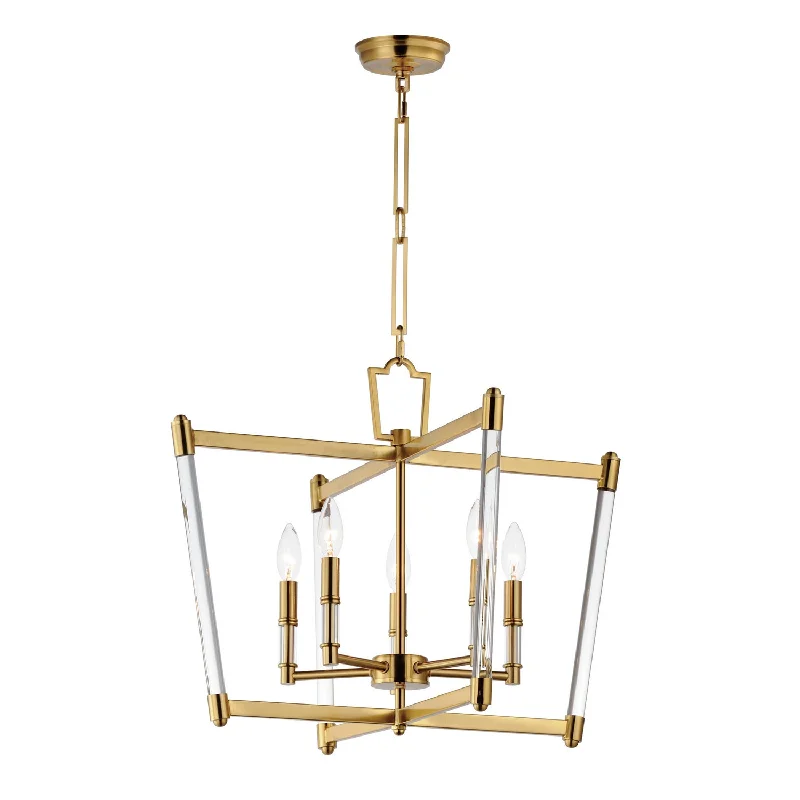 Chandeliers with Metal Frames in Gold FinishLucent Chandelier