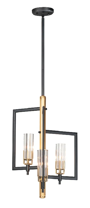 Chandeliers with Metal Frames in Bronze FinishFlambeau Chandelier