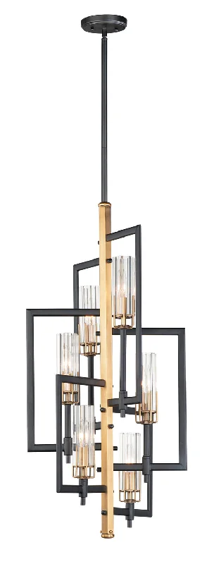 Chandeliers with Adjustable Arms for Directional LightingFlambeau Chandelier