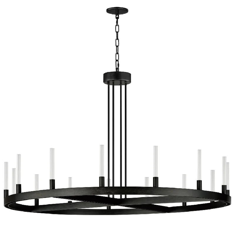 Industrial Iron Chandeliers for Loft - Inspired SpacesOvation LED Chandelier