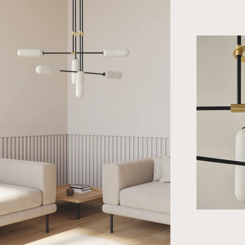 Chandeliers with Frosted Glass for a Softer Light DiffusionMinimalist Black Steel 6 Light Chandelier Chandeliers with Frosted Glass for a Softer Light DiffusionMinimalist Black Steel 6 Light Chandelier