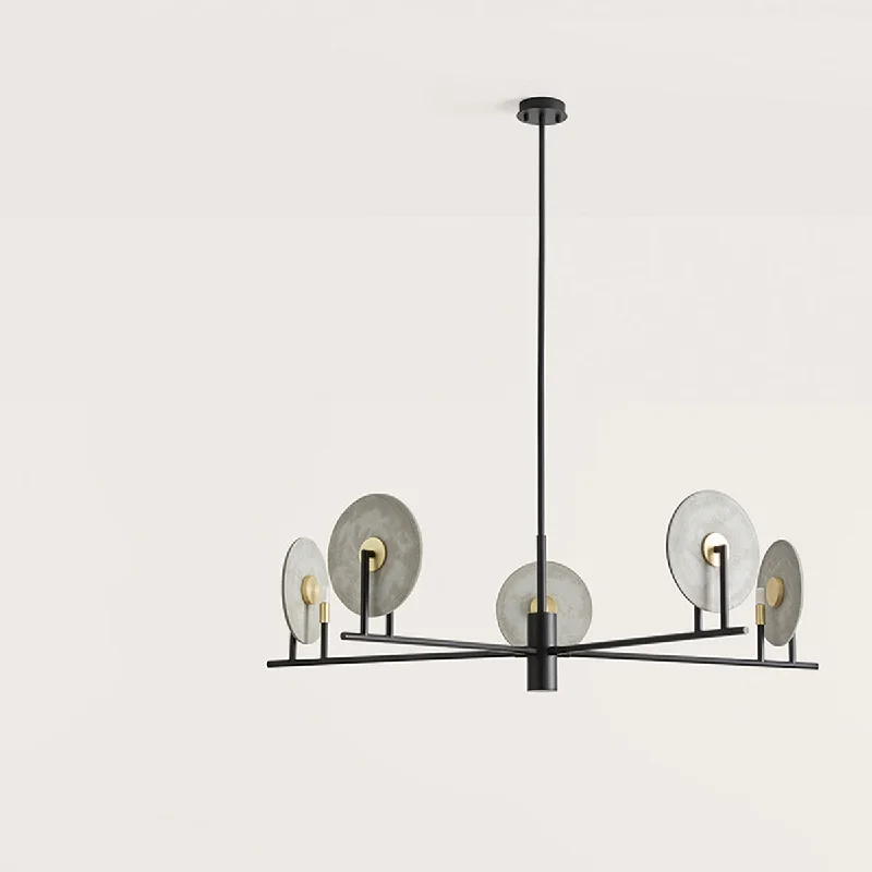 Chandeliers with Metal Frames in Black FinishModern Black Steel Adjustable 5 Arm Chandelier Chandeliers with Metal Frames in Black FinishModern Black Steel Adjustable 5 Arm Chandelier