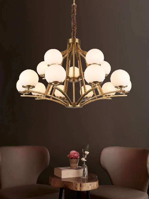 Rustic Wood Chandeliers for Country - Style HousesOrville 15-Lamp Chandelier
