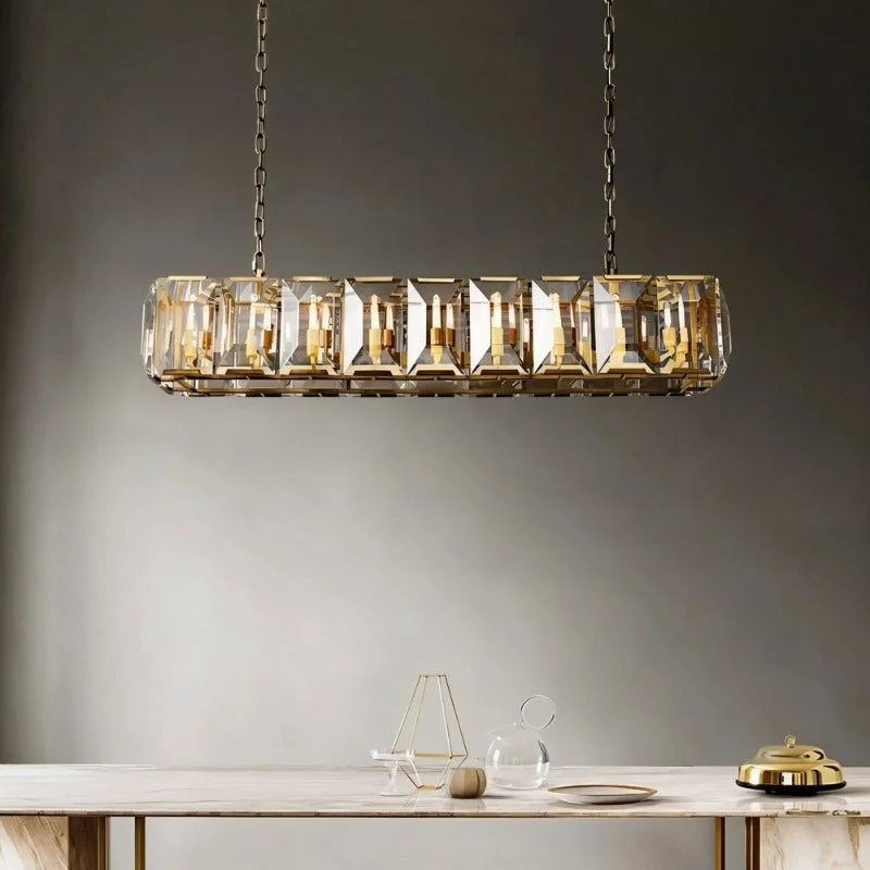 Chandeliers with Adjustable Height for Custom InstallationParai Linear Chandelier