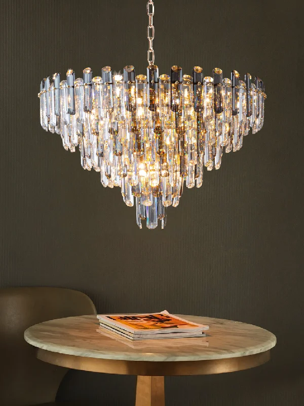 Chandeliers with Colored Glass for a Splash of ColorRachel 80cm Chandelier